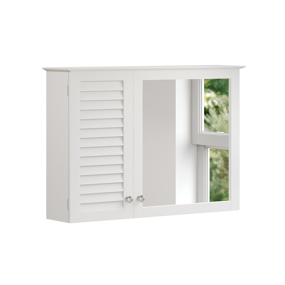 Vicco Specchio contenitore bagno Bianco 68 x 48 cm con 2 porte