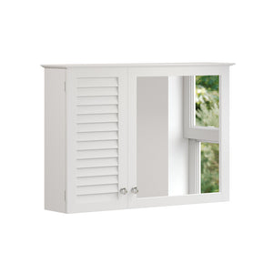 Vicco Specchio contenitore bagno Bianco 68 x 48 cm con 2 porte