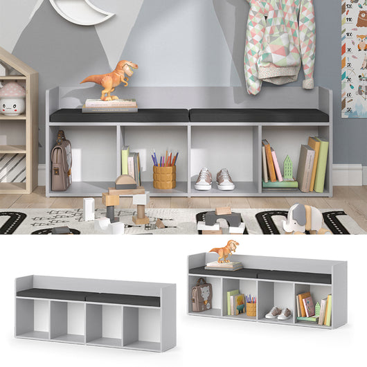 Vicco Scaffale per bambini Bianco 107.2 x 88.6 cm 4 scomparti