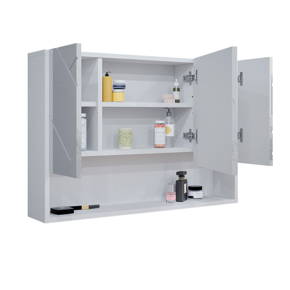 Vicco Specchio contenitore bagno Bianco lucido 80.1 x 55 cm