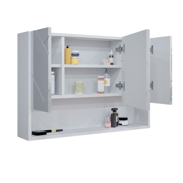 Vicco Specchio contenitore bagno Bianco lucido 80.1 x 55 cm