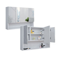 Vicco Specchio contenitore bagno Bianco lucido 80.1 x 55 cm