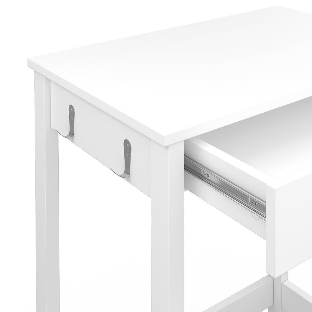 Vicco Scrivania Bianco 60 x 40 cm con cassetto