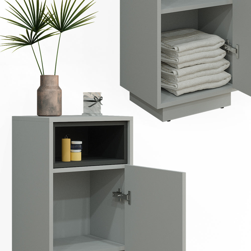 Vicco Mobiletto bagno Grigio 30 x 93 cm