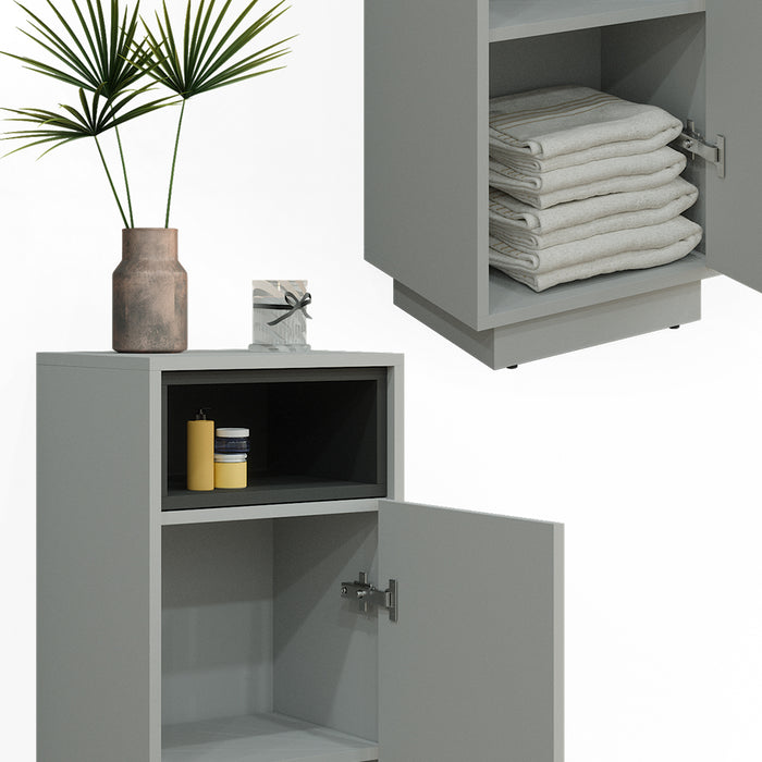Vicco Mobiletto bagno Grigio 30 x 93 cm