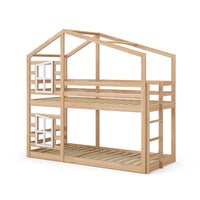 Vitalispa Letto a castello Legno naturale 90x200 cm