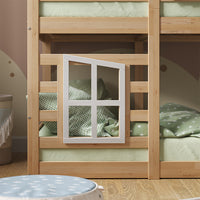 Vitalispa Letto a castello Marrone 90x200 cm con 2 materassi