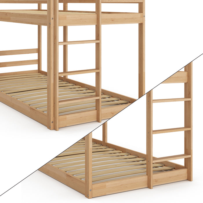 Vitalispa Letto a castello Legno naturale 90x200 cm