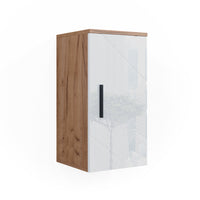 Vicco Mobile bagno Bianco lucido/oro power oak 30 x 59 cm con ripiano