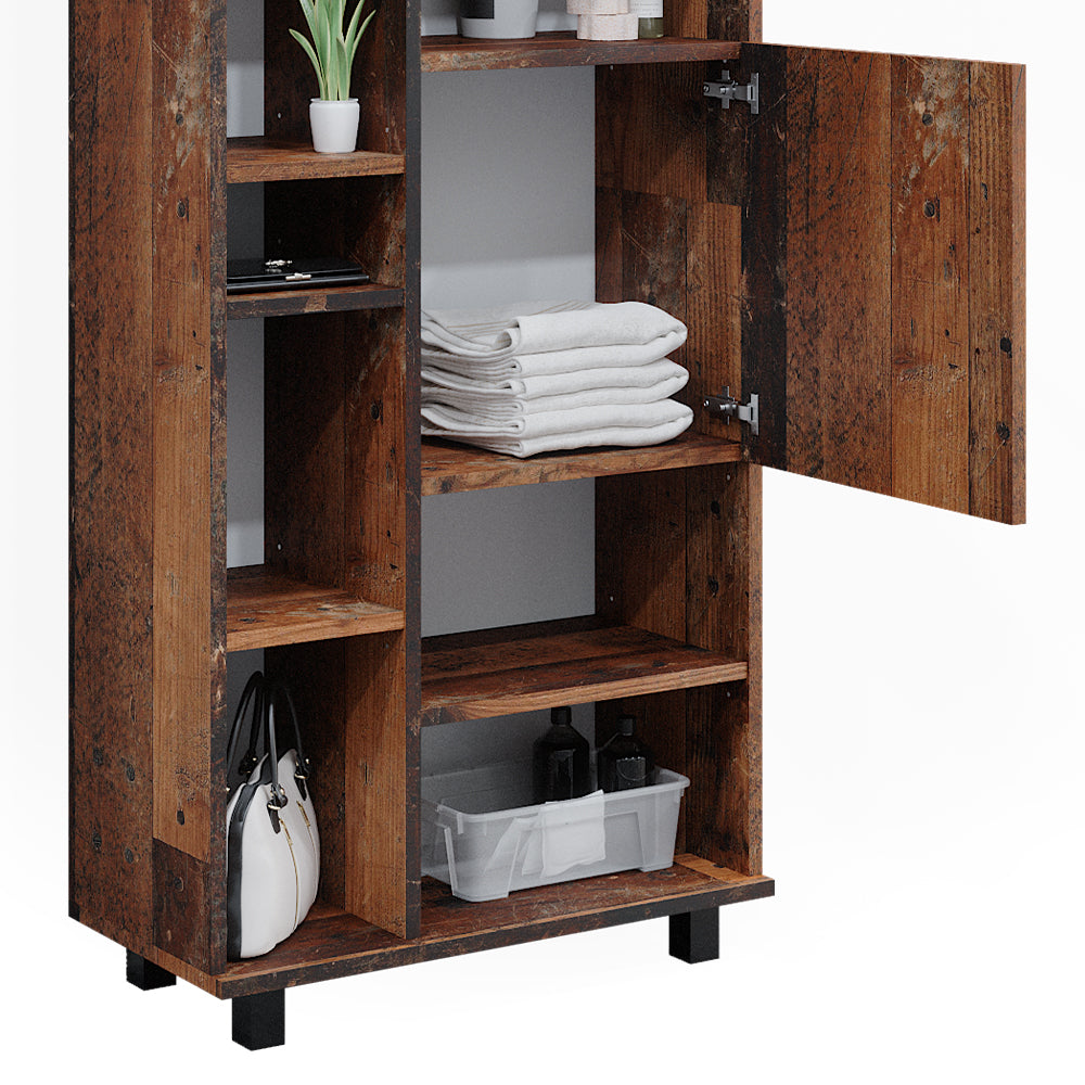 Vicco Set di mobili da bagno Rovere rustico 4 parti