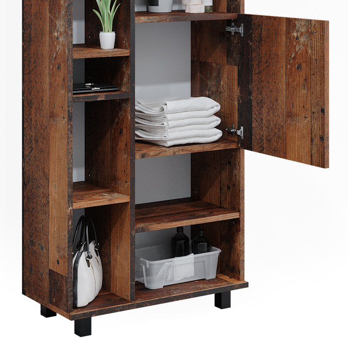 Vicco Set di mobili da bagno Rovere rustico 4 parti