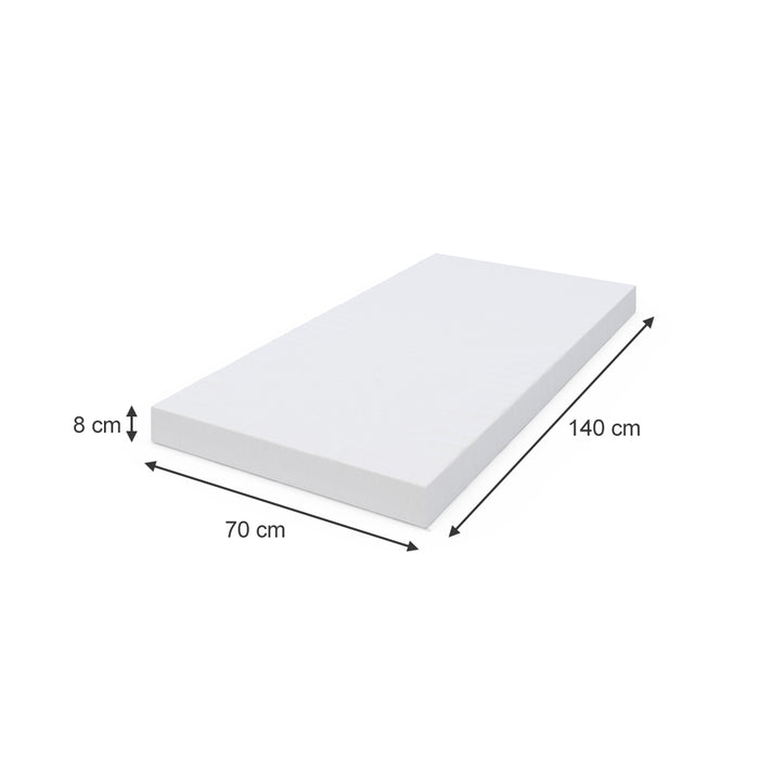 Vitalispa Materasso bambini Bianco 140 x 70 cm