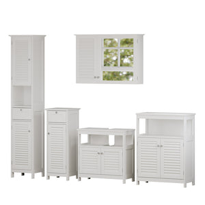 Vicco Set di mobili da bagno Bianco 5 parti