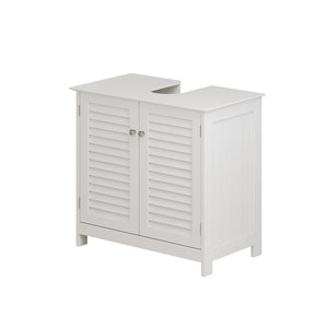 Vicco Mobile sottolavabo per bagno Bianco 60 x 58 cm con 2 porte