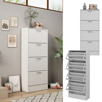 Vicco Scarpiera da ingresso Bianco 63 x 150 cm