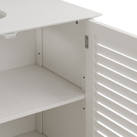 Vicco Mobile sottolavabo per bagno Bianco 60 x 58 cm con 2 porte