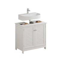 Vicco Mobile sottolavabo per bagno Bianco 60 x 58 cm con 2 porte