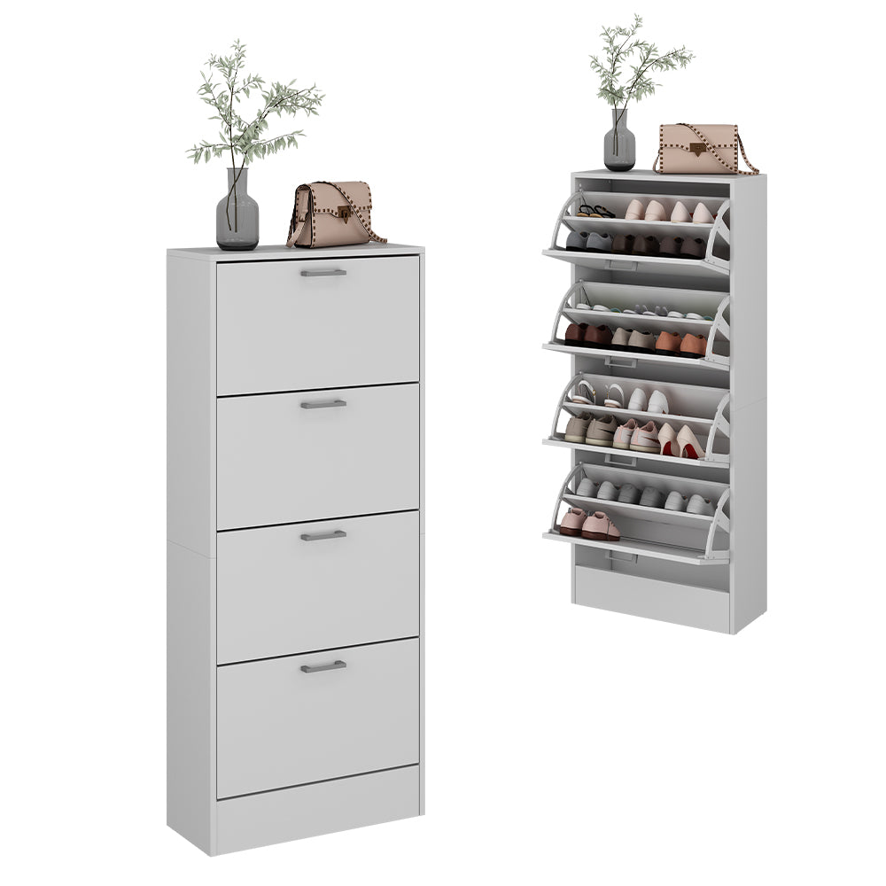 Vicco Scarpiera da ingresso Bianco 63 x 150 cm