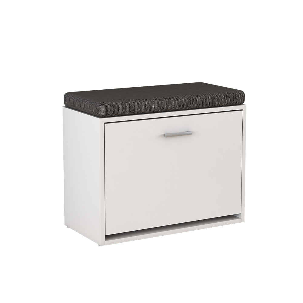 Vicco Panca scarpiera da ingresso Bianco 60 x 49.5 cm con ripiano