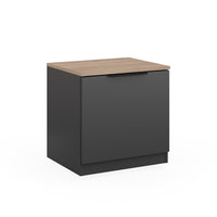 Vicco Comodino camera da letto Antracite 50 x 50 cm