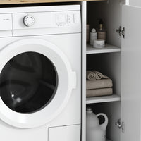 Vicco Mobile lavatrice Bianco 93.5 x 88.5 cm con 3 scomparti