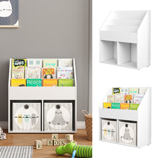 Vicco Libreria bambini Bianco 72 x 79 cm con ampi ripiani