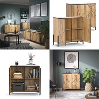 Vicco Credenza Rovere 84 x 80.1 cm