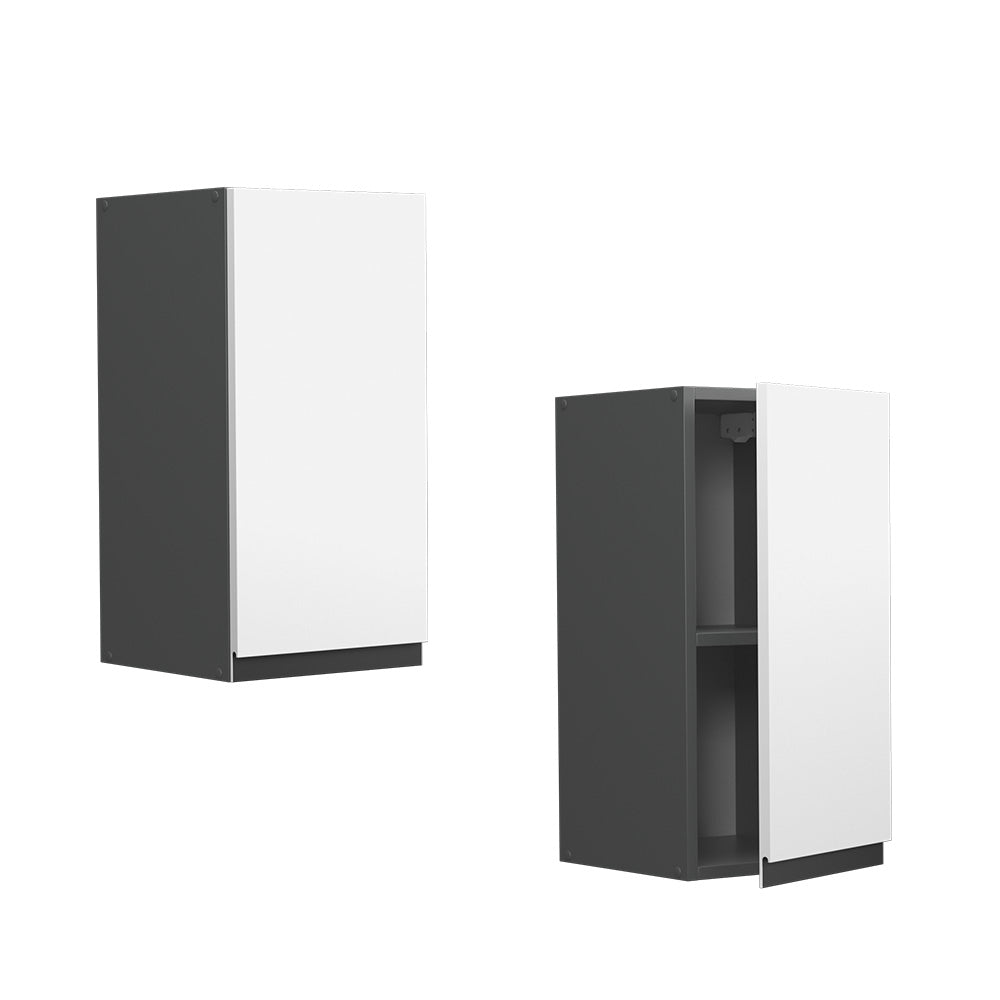 Vicco Pensile da cucina Bianco 30 cm Forma a J