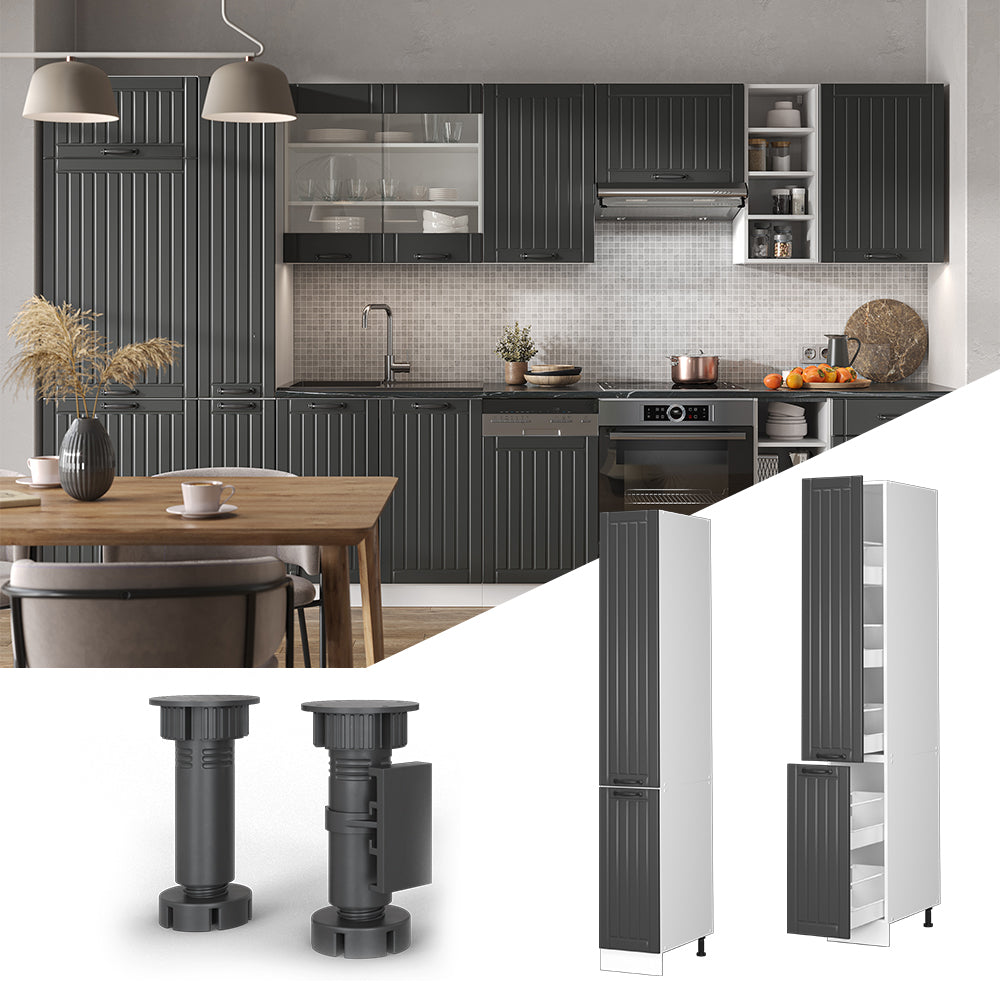 Vicco Armadio da farmacia Antracite casa di campagna 30 cm