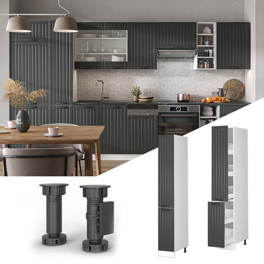 Vicco Armadio da farmacia Antracite casa di campagna 30 cm