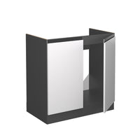 Vicco Mobile lavello cucina Bianco 80 cm Forma a J, senza piano di lavoro