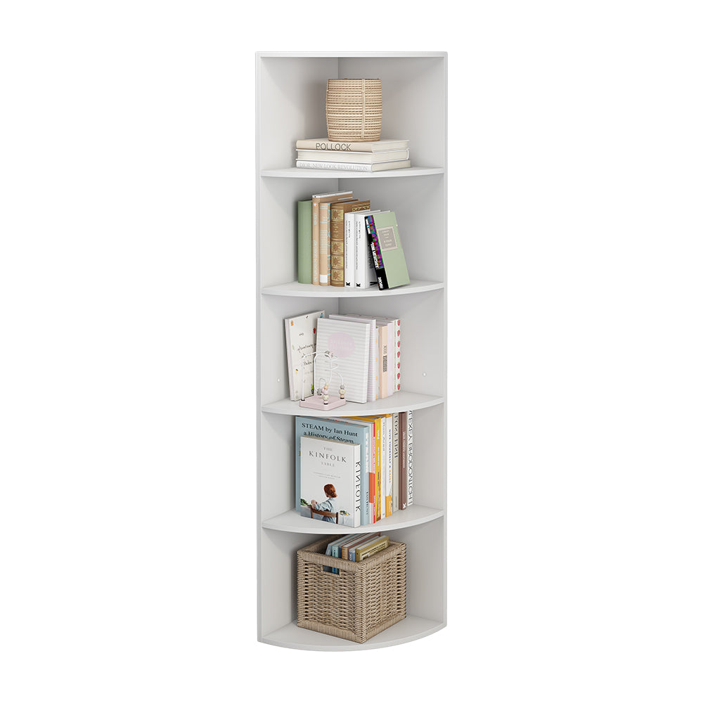 Vicco Libreria Bianco 40 x 180 cm con 5 scomparti