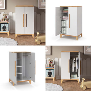 Vitalispa Guardaroba per bambini Bianco 53.4 x 120 cm