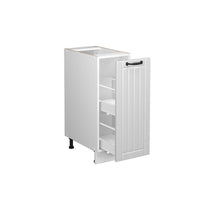 Vicco Armadio cucina dispensa alto Bianco casa di campagna 30 cm , PL Rovere