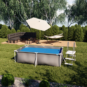 OK-Living Telo termico piscina Blu 260 cm Robusto telone My Solar da 400µ