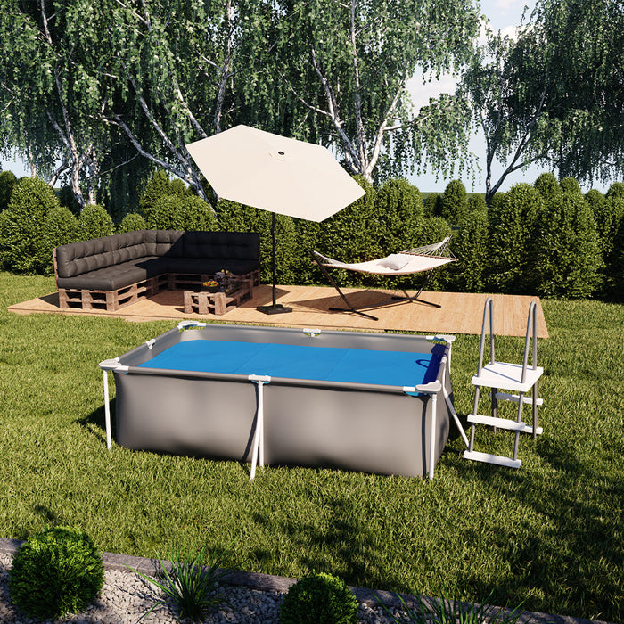 OK-Living Telo termico piscina Blu 260 cm Robusto telone My Solar da 400µ