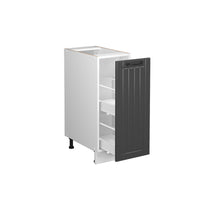 Vicco Armadio cucina dispensa alto Antracite casa di campagna 30 cm , PL Marmo