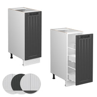 Vicco Armadio cucina dispensa alto Antracite casa di campagna 30 cm , PL Marmo