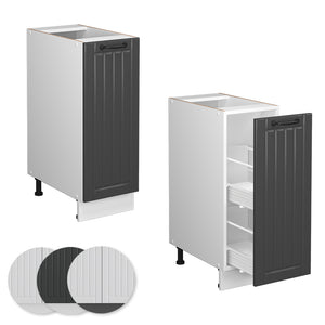 Vicco Armadio cucina dispensa alto Antracite casa di campagna 30 cm , PL Antracite