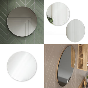 Vicco Specchio bagno Bianco 60 x 60 cm Rotondo