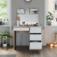 Vicco Tavolo da toeletta Sonoma 40 cm con illuminazione a LED