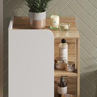 Vicco Set di mobili da bagno Sonoma/Bianco 3 parti