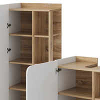 Vicco Set di mobili da bagno Sonoma/Bianco 3 parti