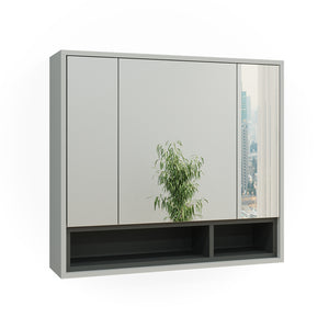 Vicco Specchio contenitore bagno Grigio/antracite 80 x 72 cm