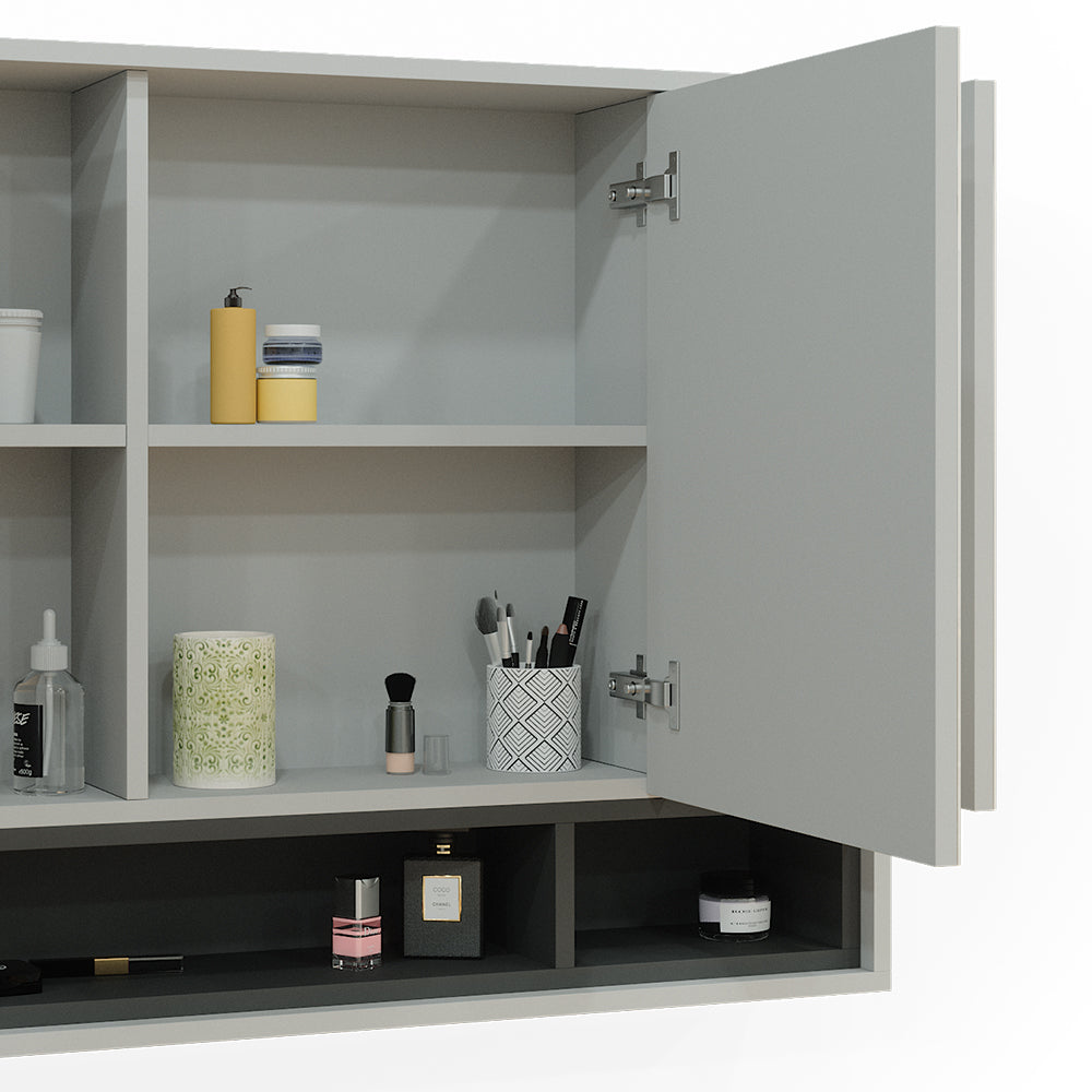Vicco Specchio contenitore bagno Grigio/antracite 80 x 72 cm