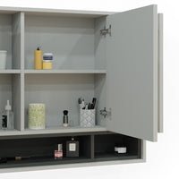 Vicco Specchio contenitore bagno Grigio/antracite 80 x 72 cm