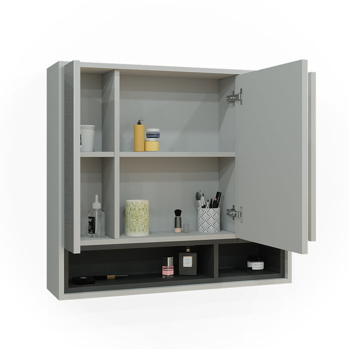 Vicco Specchio contenitore bagno Grigio/antracite 80 x 72 cm