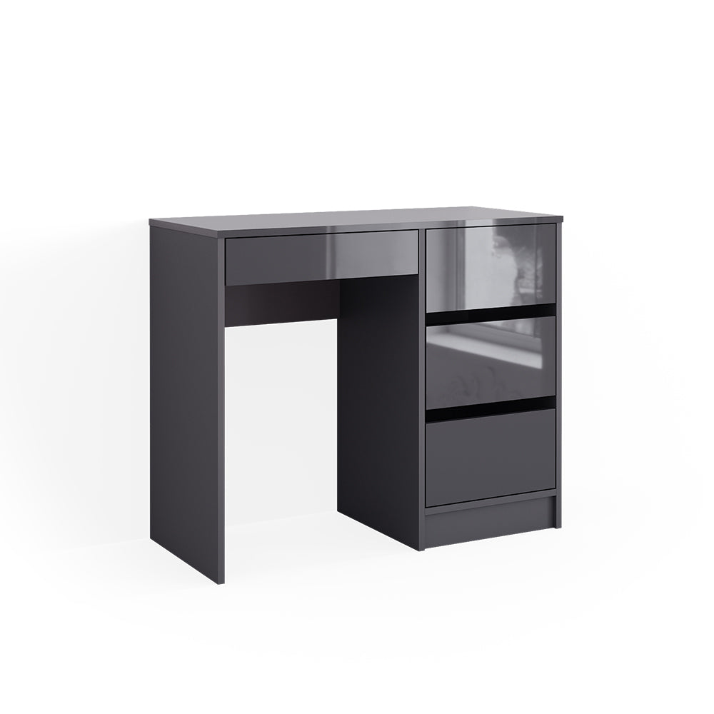 Vicco Tavolo da toeletta Antracite 40 cm con 4 cassetti