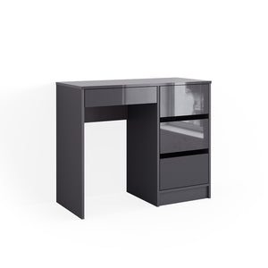 Vicco Tavolo da toeletta Antracite 40 cm con 4 cassetti