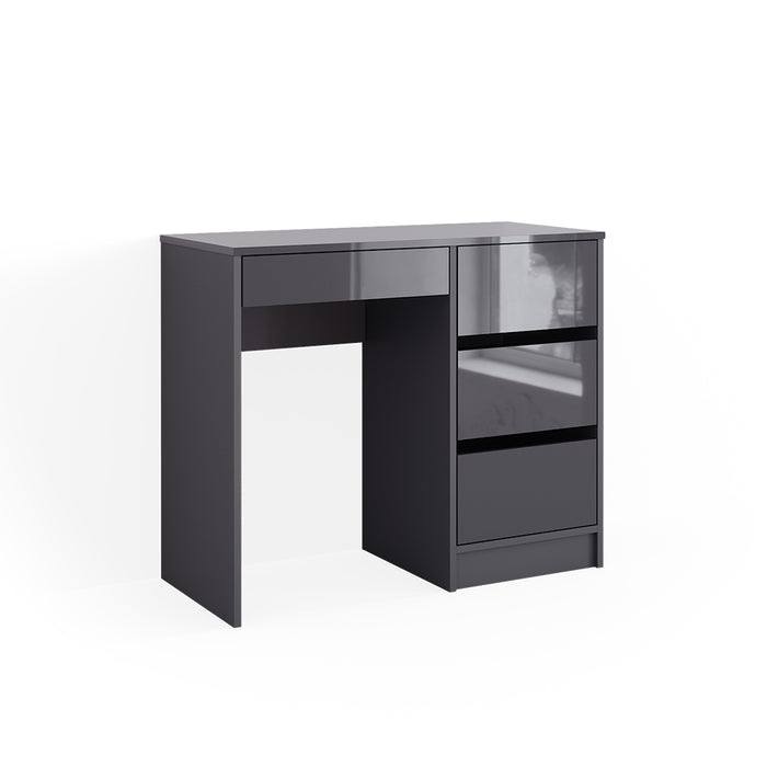 Vicco Tavolo da toeletta Antracite 40 cm con 4 cassetti